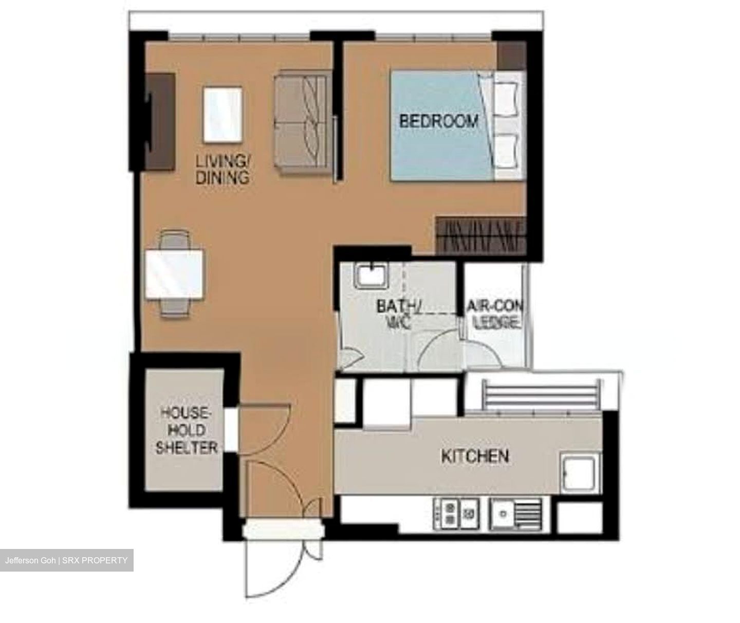 Blk 31 Skyresidence @ Dawson (Queenstown), HDB 2 Rooms #575643391